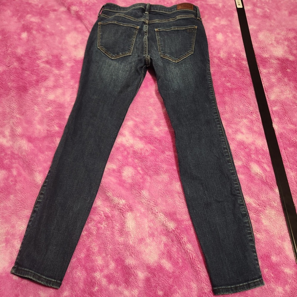 Hollister 7S Womens High Rise Super Skinny Jeans Dark Wash Stretch W28 L26 - Picture 10 of 11